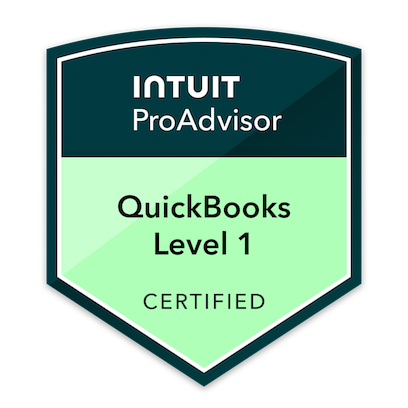 Intuit ProAdvisor — QuickBooks Level 1 Certified